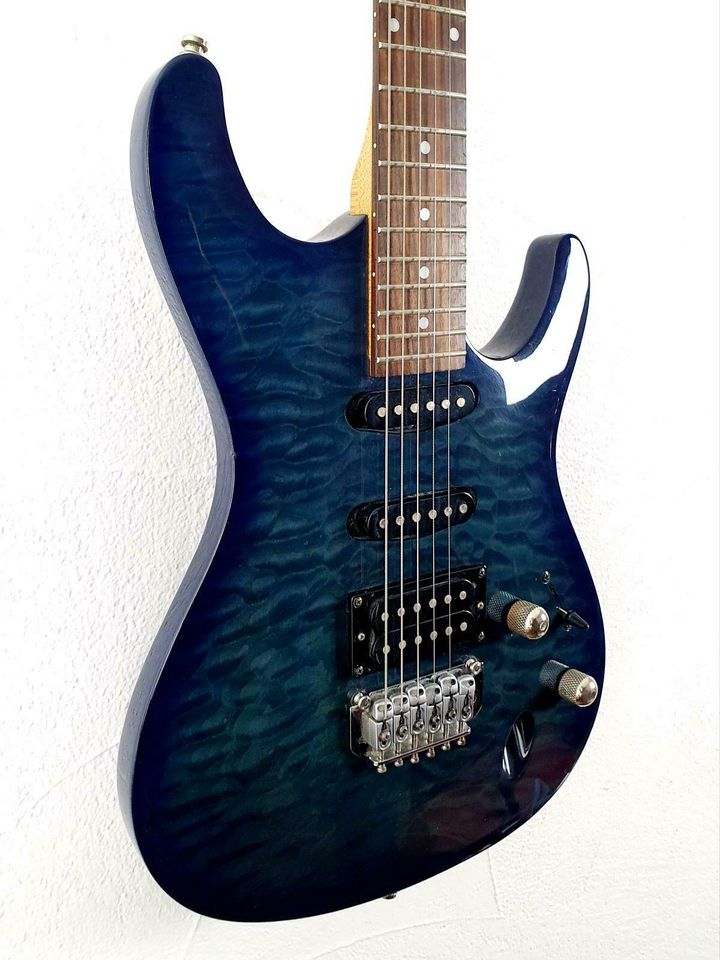 Ibanez SA160QM SPB Korea SA Series E-Gitarre blau mit Garantie in Linsengericht