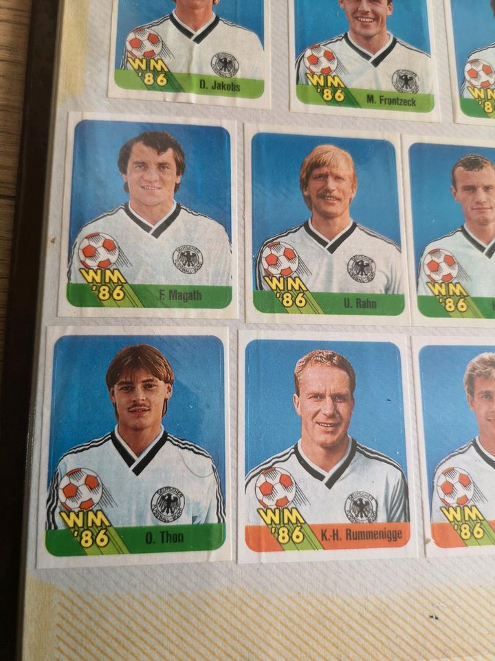 Sticker WM86 original 1986 in Schortens