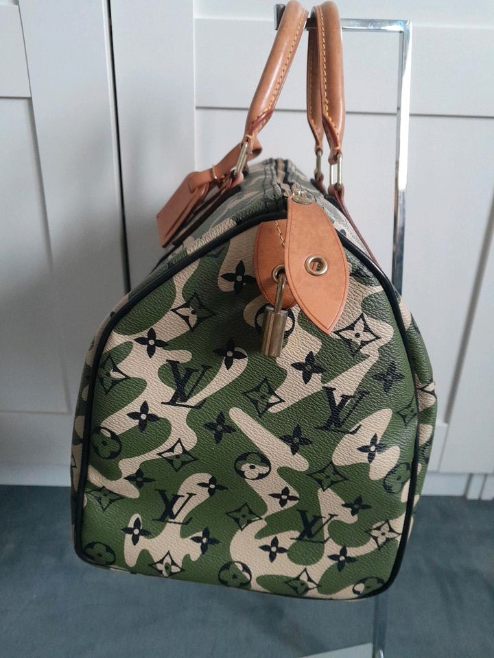 Louis Vuitton Speedy 35 Camouflage Murakami Takashi Limited