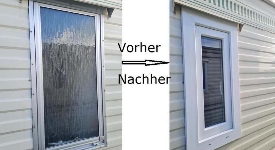 Mobilheim Winterfest machen "Fenster nach Maß" Doppelverglasung in Dortmund