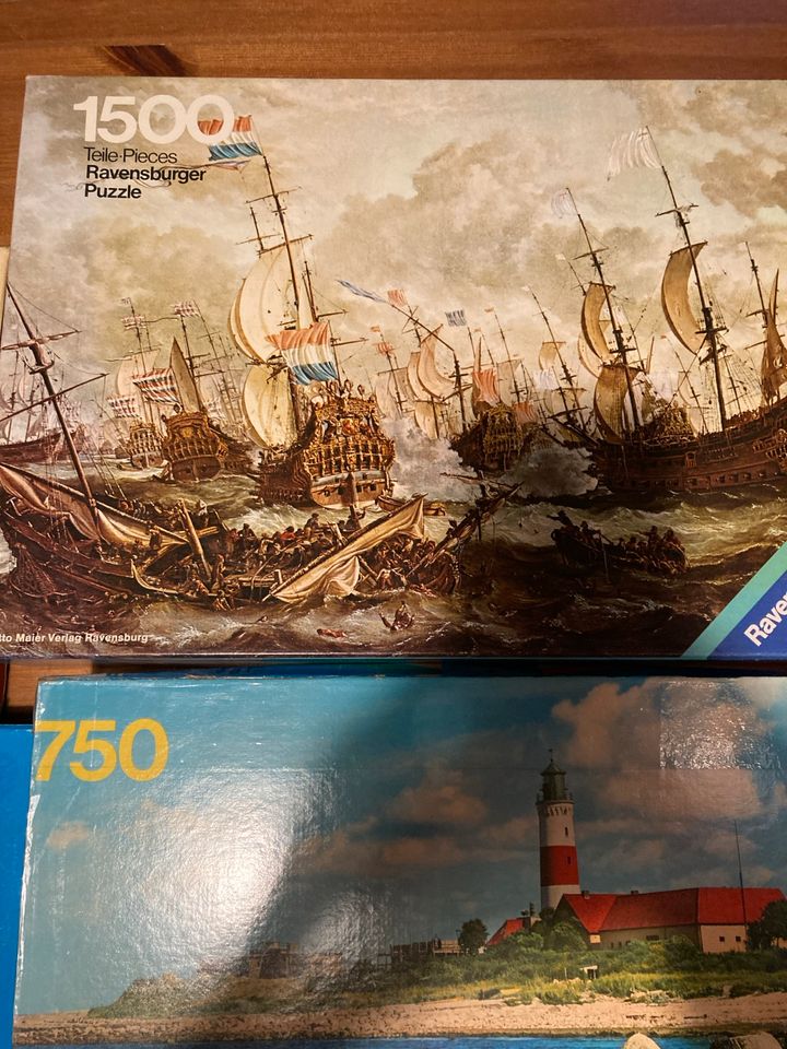 6 Puzzel Schmidt Ravensburger 1000 1500 Teile in Aschendorf Stadt Papenburg