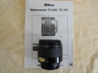 Nikon Teleconverter TC-200 2X, Objektiv Hessen - Neustadt Vorschau