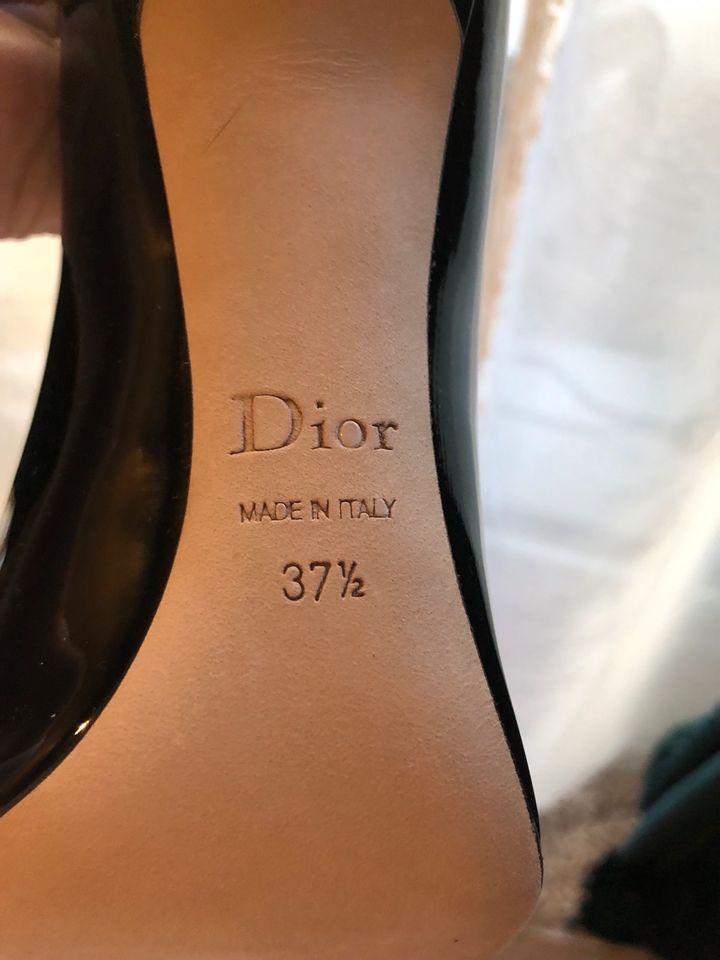 Christian Dior NEU High Heels schwarz Lackleder in Frankfurt am Main