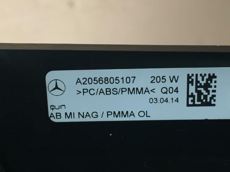 Mercedes C-Klasse W205 S205 Armaturenbrett Blende Abdeckung in Köln