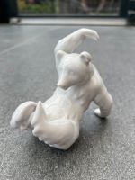 KPM Berlin Porzellanfigur Figur Bär spielend weiß Nordrhein-Westfalen - Mönchengladbach Vorschau