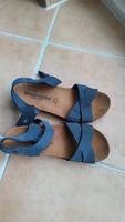 Damen Sandalen Gr.37 Wildleder blau, wie neu, Wandsbek - Hamburg Sasel Vorschau