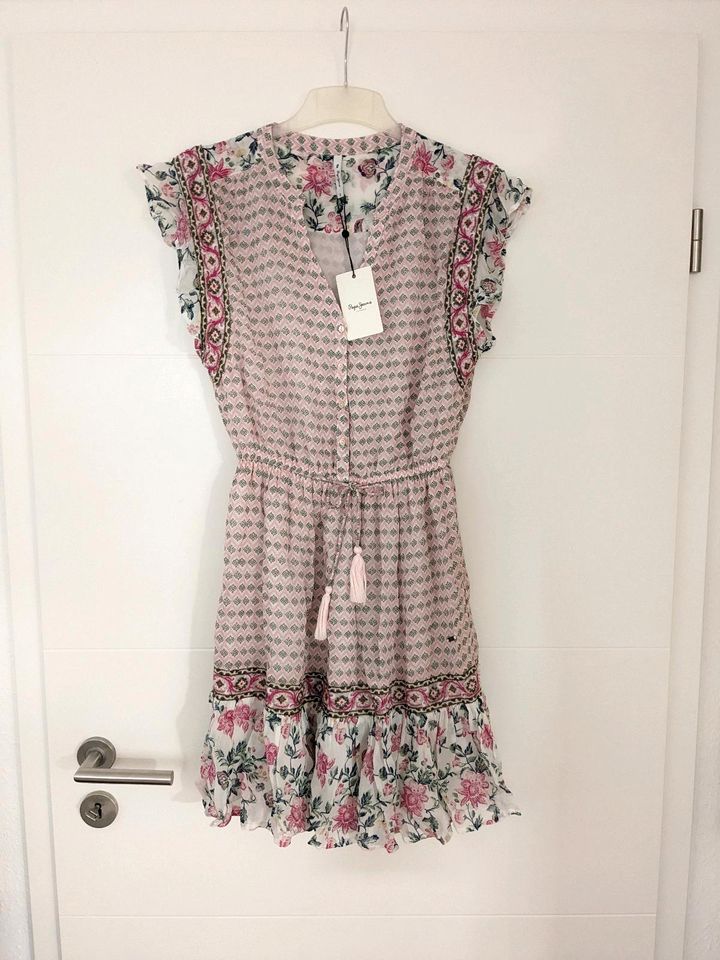 Neu mit Etikett NP:89,00€ Pepe Jeans Sommerkleid Blumen rosa in Hannover