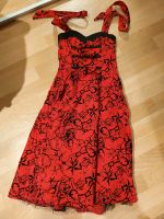 WGT. H & R London Rockabilly Neckholderkleid Rot/Schwarz Leipzig - Burghausen-Rückmarsdorf Vorschau