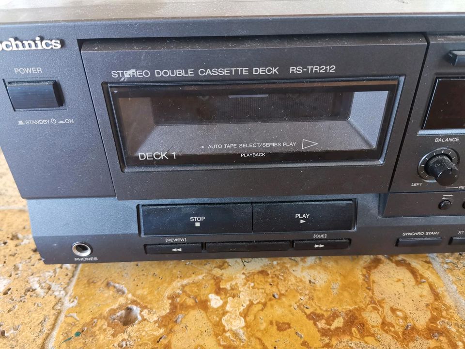 Technics RS-TR212 Stereo Double Cassette Deck in Neukirch