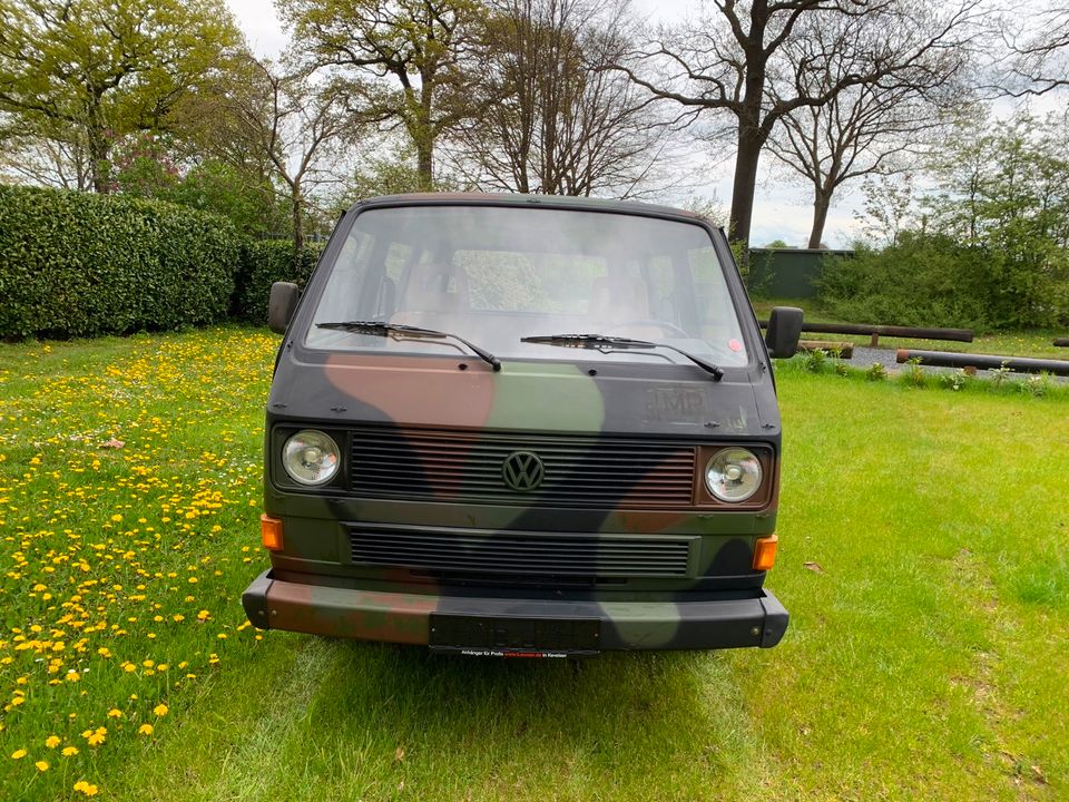 VW T3 Bundeswehr Bulli -  super Originalzustand, nur 22.060 km in Kevelaer