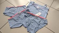 Sanetta Unterwäsche Set - Hemd mit 3 Slips - blau pink - Gr. 140 Hessen - Darmstadt Vorschau