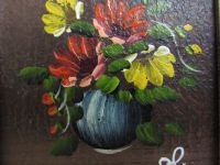 Kleines Ölbild Gemälde Blumenstillleben, gerahmt Rheinland-Pfalz - Neustadt an der Weinstraße Vorschau