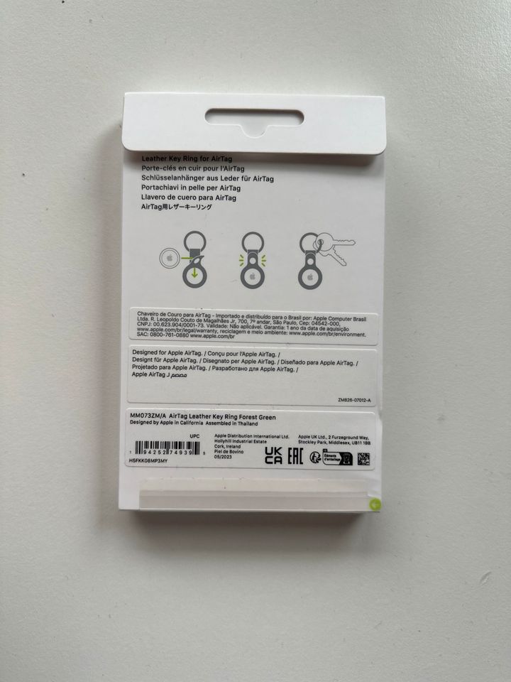 Leather Green | Ring - iPhone in gebraucht Key Kleinanzeigen München AirTag Kleinanzeigen jetzt Forest Apple Maxvorstadt kaufen eBay | ist