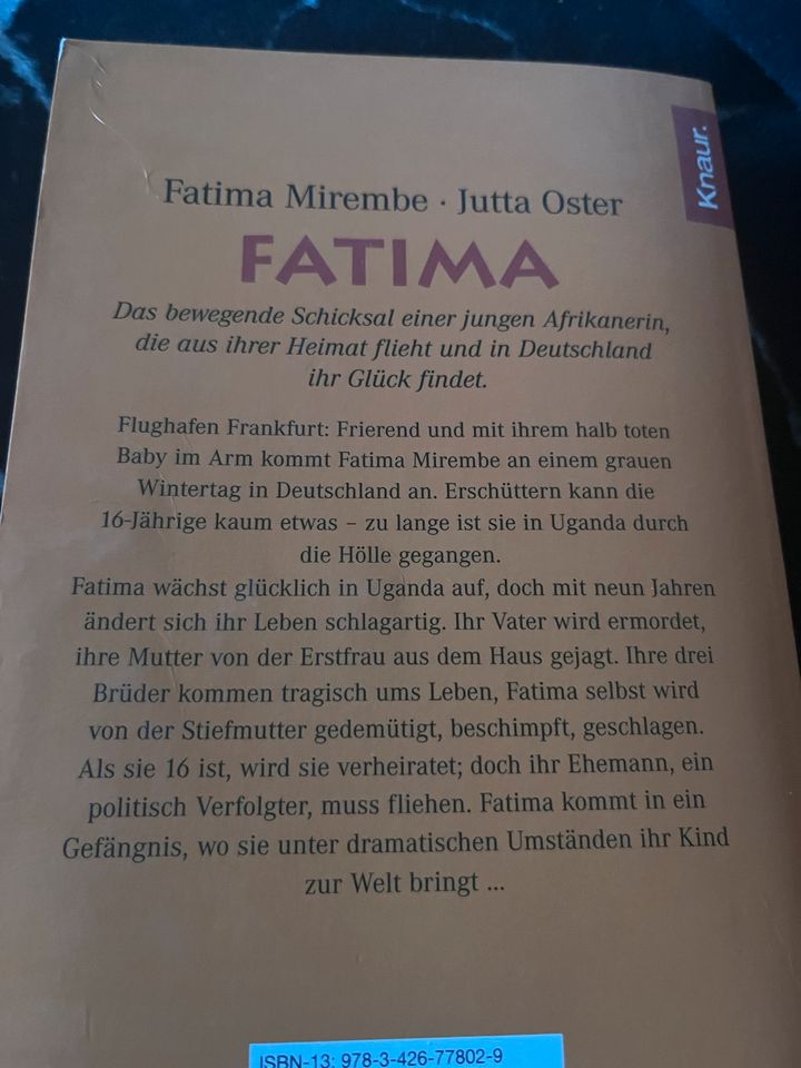 Fatima Mirembe Jutta Oster Fatima nehmt mir alles, aber nicht mei in Bienenbüttel