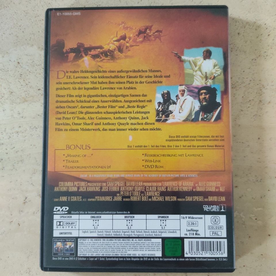 DVD Blu-Ray Lawrence von Arabien Rob Roy Khartoum Film Spielfilm in Hannover