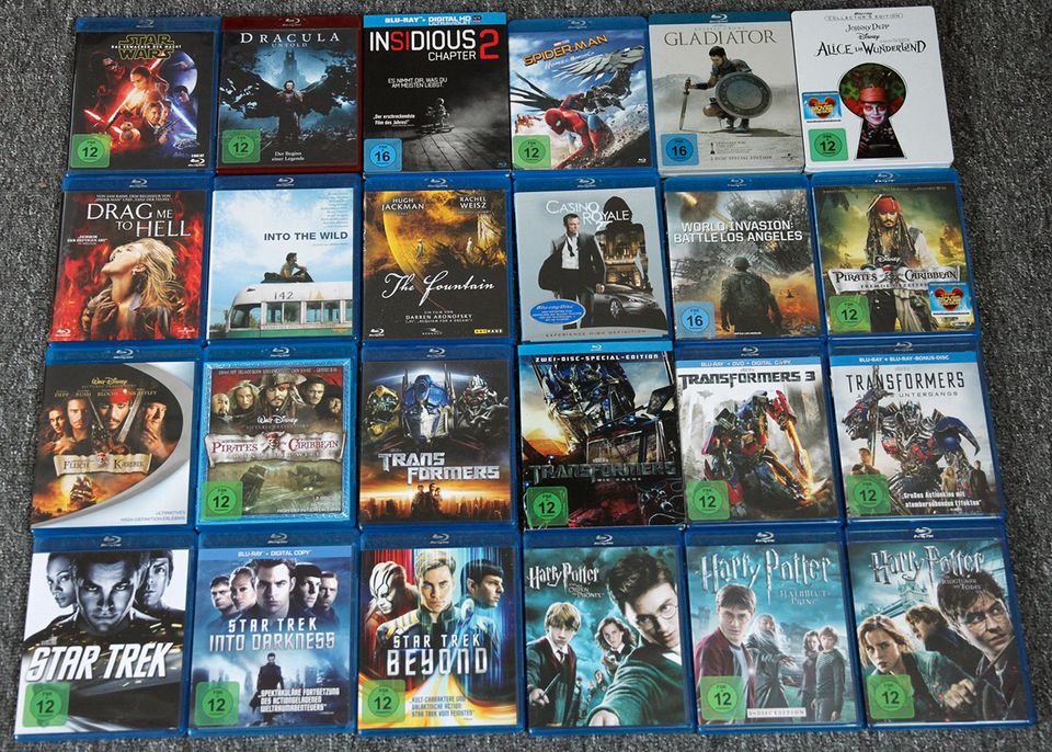 Blu-Ray Sammlungsauflösung 69 Stück, 3D Filme und Steelbook in Höxter