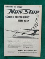 Pan American Super 7 New York Werbung 1957 Niedersachsen - Danndorf Vorschau
