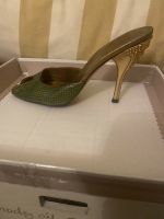 100% Original GUCCI Schuhe 37,5 Gold grün Leder Absatz 10cm Duisburg - Duisburg-Mitte Vorschau