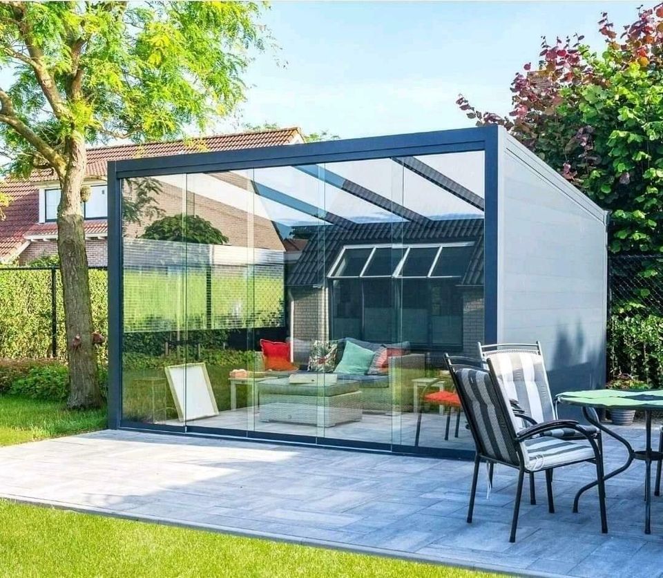 ALU Terrassenüberdachung - Carport - Pergola - Glasschiebewand in Nordhausen