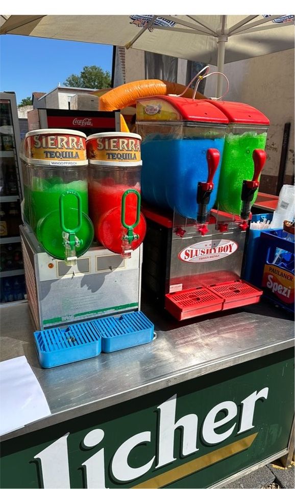 Slushmaschine Slush Maschine 1 2 3 Kammer evevt  mieten vermieten in Bad Vilbel