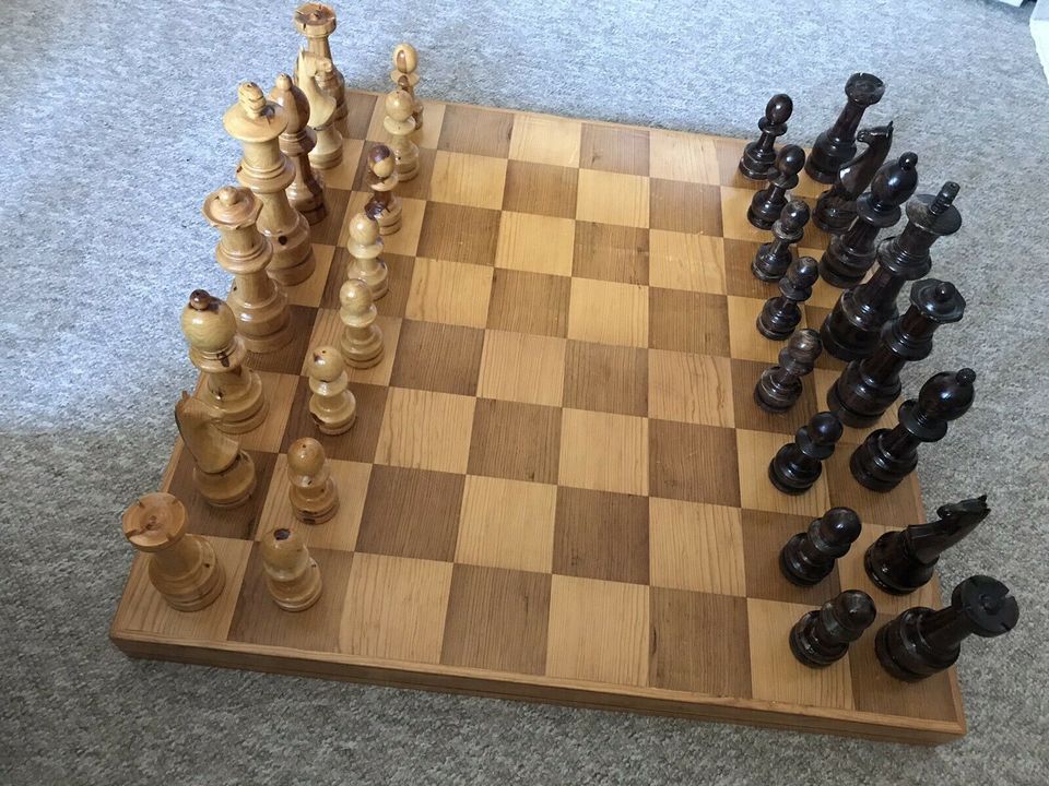 Riesig Tournament Schach Spiel Set NO. 7