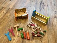 Kinderwerkzeugkasten und Werkbank aus Holz Brandenburg - Eichwalde Vorschau