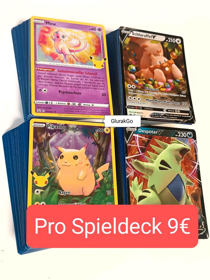 Pokemon Karten Deck Spieldeck Themendeck Pikachu Kinder Geschenk in Stuttgart