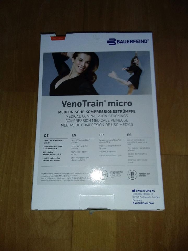 Bauerfeind Veno Train micro Strumpfhose Schwangerschaft, Größe S in Burscheid