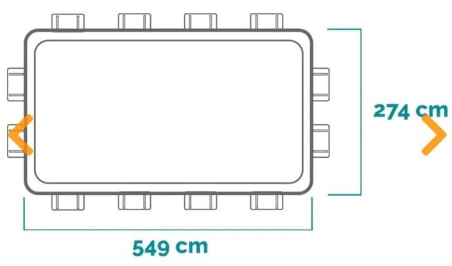 Intex Ultra Frame Pool XTR 549x274x132cm mit Sandfilteranlage in Rüsselsheim