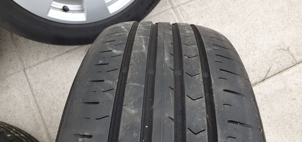 Alufelgen MB C Klasse W204 mit Continental 205/55R16 ca. 5mm in Fellbach