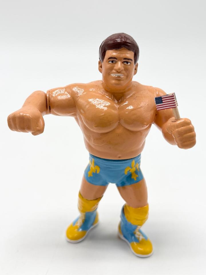 WWF/WWE Hasbro Custom Tag Team The Fabulous Rougeaus mit USA in Filderstadt