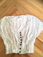 Bershka Bluse Top gestreift kurzarm Gr. M/L Dresden - Neustadt Vorschau