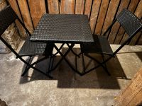 Rattern Tisch Set mit zwei Stühlen Berlin - Pankow Vorschau