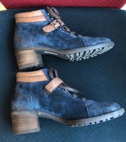 Boots Stiefel Paul Green Gr 38 in blau gewachstes Velourleder Baden-Württemberg - Heilbronn Vorschau