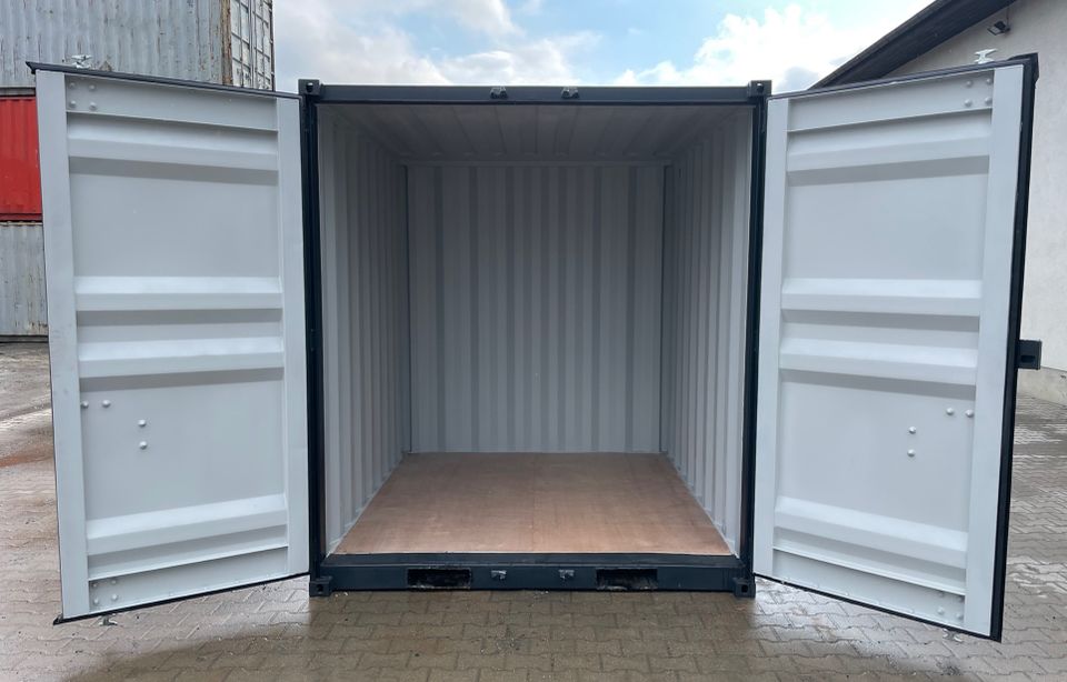 9ft neuwertig Materialcontainer RAL 7021 Lagercontainer mieten in München