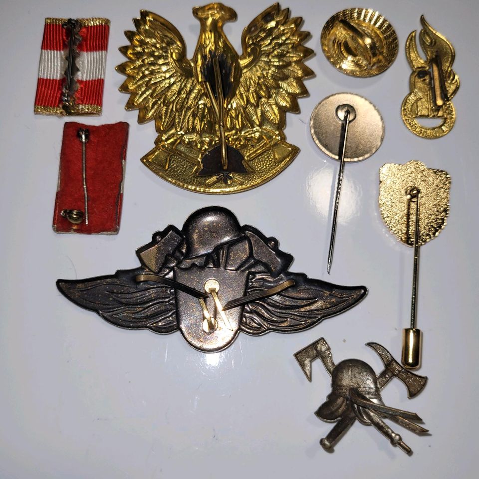 Feuerwehr  Abzeichen Emblem aus Metall in Siegen