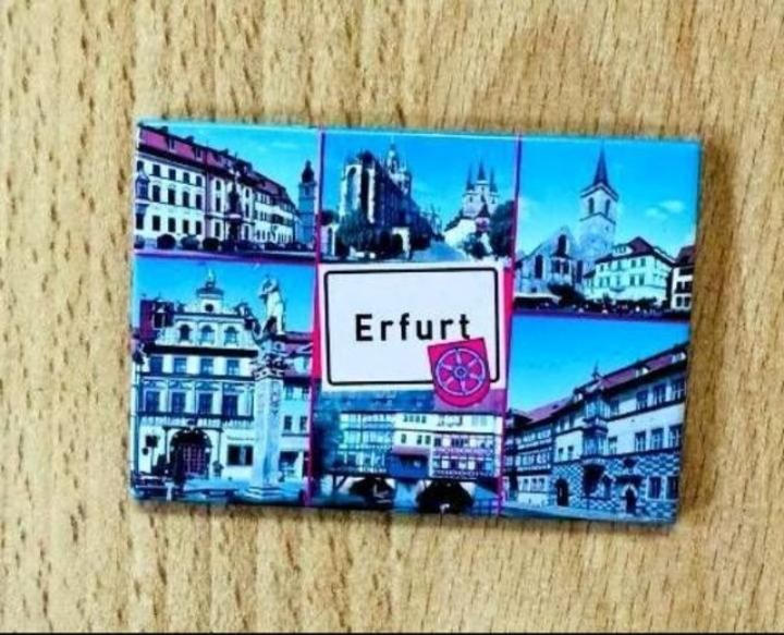 Kühlschrankmagnet Magnet Kühlschrank Souvenir Erfurt in Bocholt