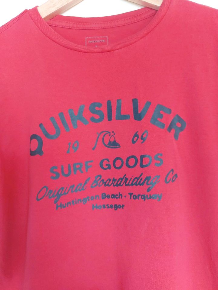 Quiksilver T-Shirt rot Gr 16 / 176 in Ismaning