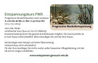 Progressive Muskelrelaxation nach Jacobson ab Mo 27. Mai  17.30 Pankow - Prenzlauer Berg Vorschau