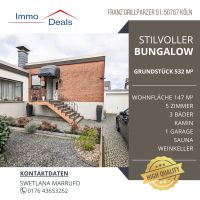 stilvoller Bungalow mit 5 Zimmer inkl. Garage, Garten, Kamin, Sauna, Weinkeller - Wohnfläche 147 m² Köln - Pesch Vorschau