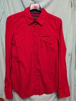 rote Tommy Hilfiger Bluse Gr. M Langarm Hessen - Grebenhain Vorschau