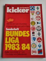 KICKER Sonderheft 83/84 /  Fußball Bundesliga 1983/1984 + Tabelle Hamburg Barmbek - Hamburg Barmbek-Süd  Vorschau