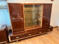 Alter Wohnzimmerschrank mit Glasvitrine und passenden Barschrank Thüringen - Sonneberg Vorschau