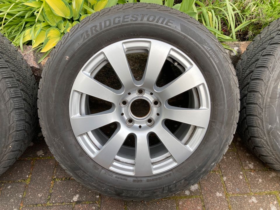 Winterreifen Mercedes E250 225 55 R16 Alu Felgen Bridgestone in Rostock