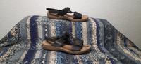 Nr.21 Bequeme Rieker Sandalen in Schwarz (EU 40) Niedersachsen - Weener Vorschau