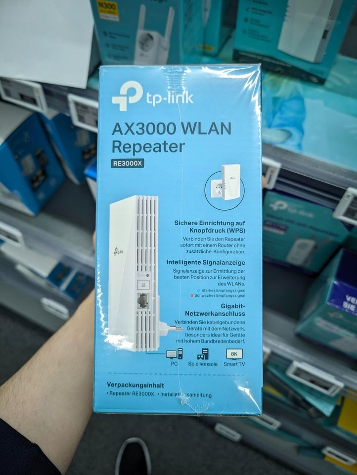 TP-Link RE3000X - AX3000 Mesh Wifi 6 WLAN Repeater in Singen