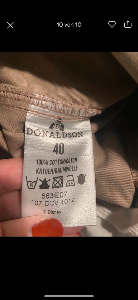 Donaldson Kurztrench Jacke mit Gürtel Gr.40 beige in Essen