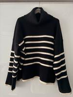Bershka Pullover RollkragenWolle Gr. L schwarz weiß gestreift Nordrhein-Westfalen - Hamm Vorschau