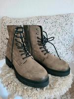 Leder Schnür Boots von Cox, beige, Gr.41 Niedersachsen - Blender Vorschau