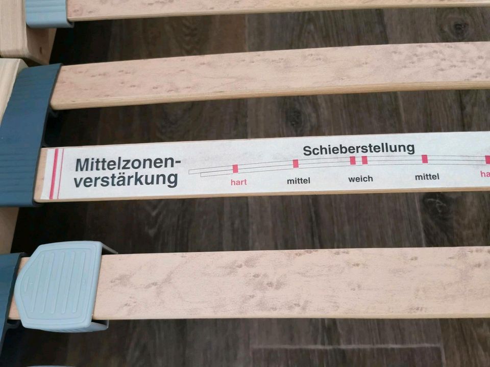 Lattenrost 2x  Verstellbar im Kopf und Fußbereich 80x200 in Gießen